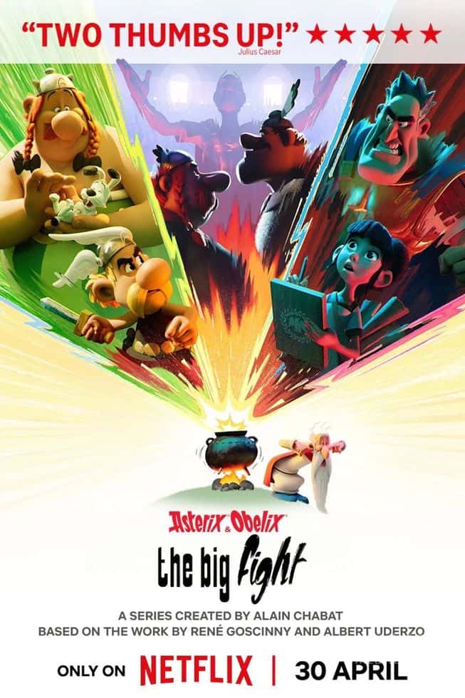 法国儿童动画片《阿斯特克斯与奥贝里克斯：首领争夺战 Asterix and Obelix: The Big Fight》全5集 多国语言(含国语)+多国字幕(含中文)  官方纯净无水印版 1080P/MKV/13.8G 动画片高卢英雄下载-儿童动画网